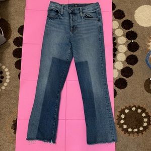 GAP JEAN CROP FLARE size 27
